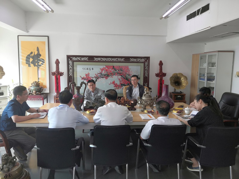 泉山区统战部长李建华一行来爱游戏AIYOUXI（中国）指导党建工作