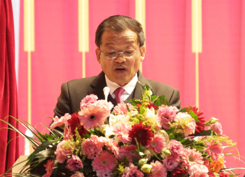 爱游戏网页版第一届党委班子选举大会---张爱民同志作党委工作报告